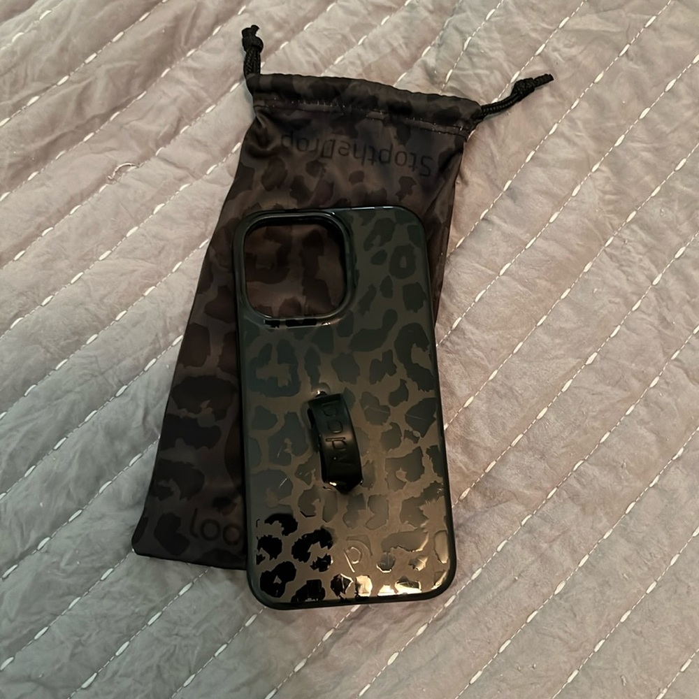 Loopy case black leopard for iPhone 13 Pro